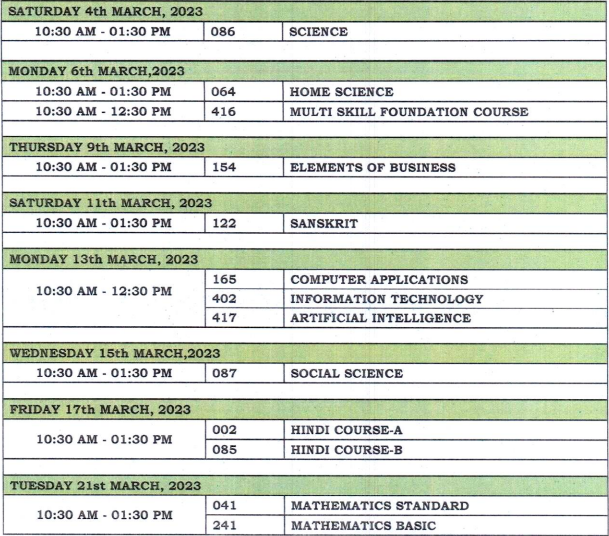 hindi-exam-date