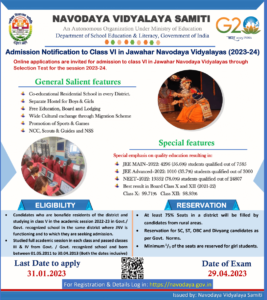 NVS Application Form 2023