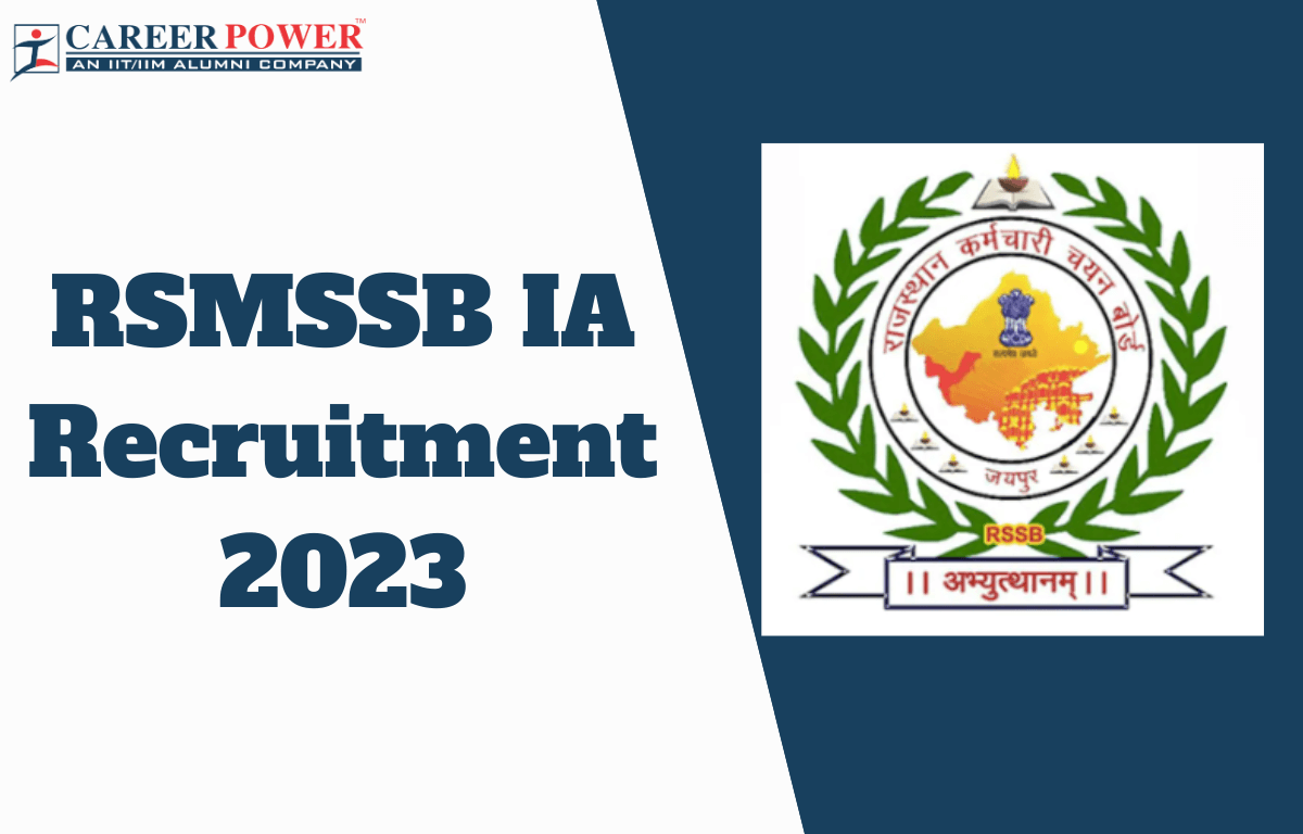 RSMSSB IA Recruitment 2023