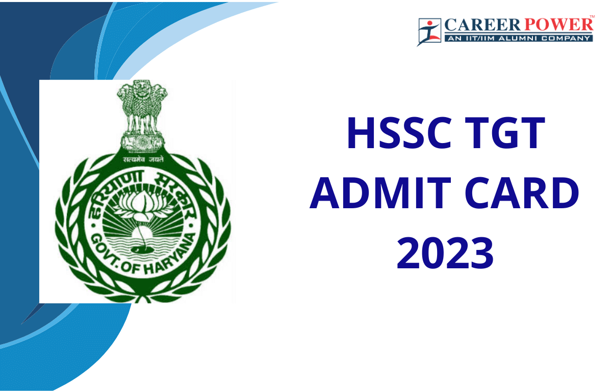 HSSC TGT Admit Card 2023