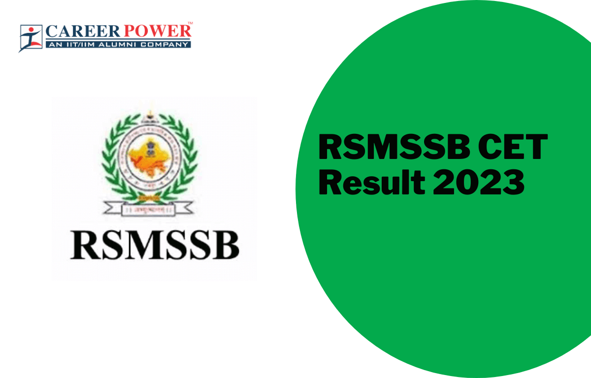 RSMSSB CET Result 2023