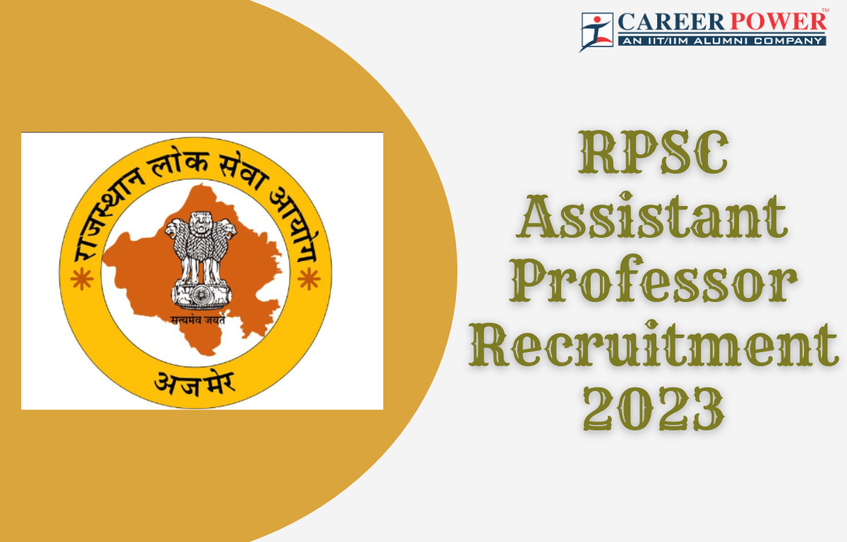 RPSC Assistant Professor Recruitment 2023