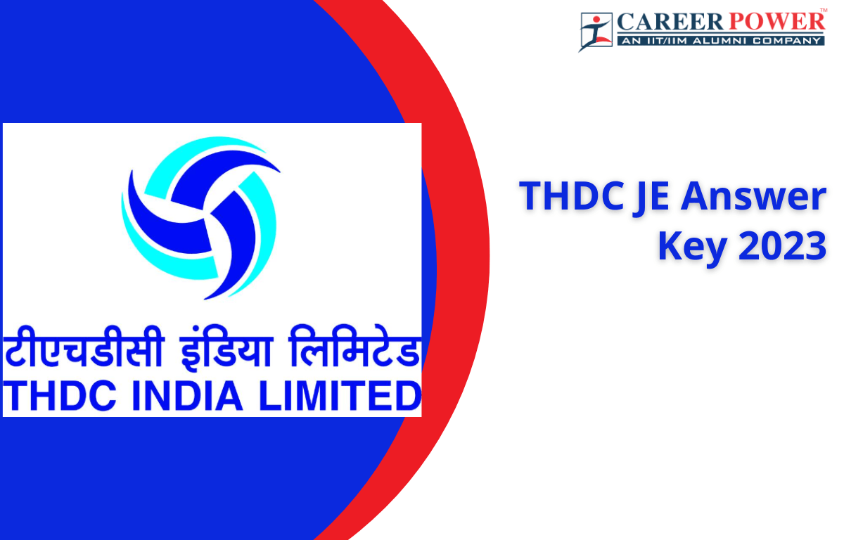 THDC JE Answer Key 2023