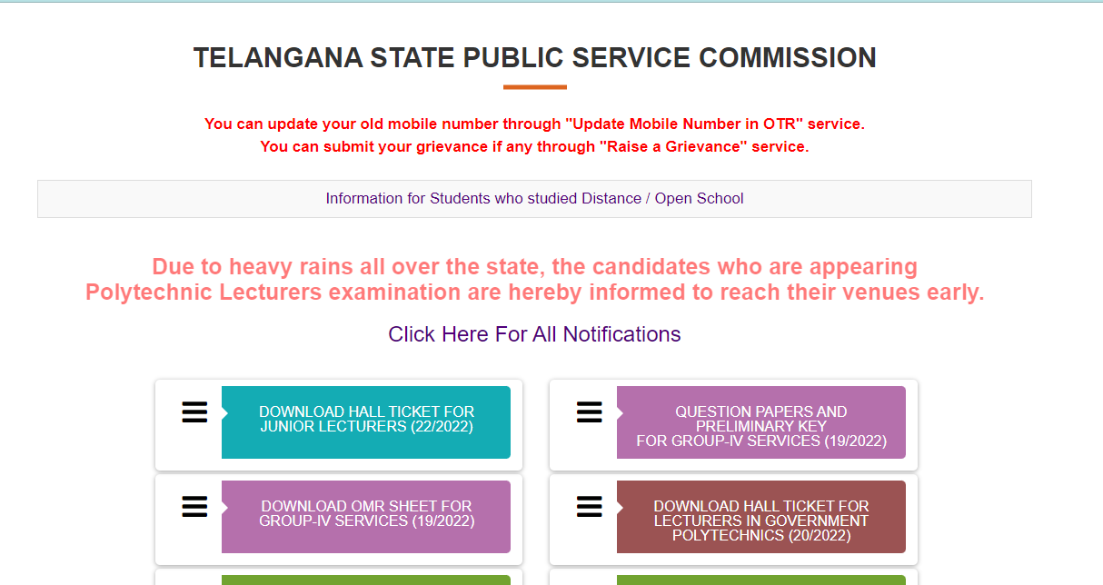 TSPSC Junior Lecturer Hall Ticket 2023 Out, Admit Card Download Link_3.1