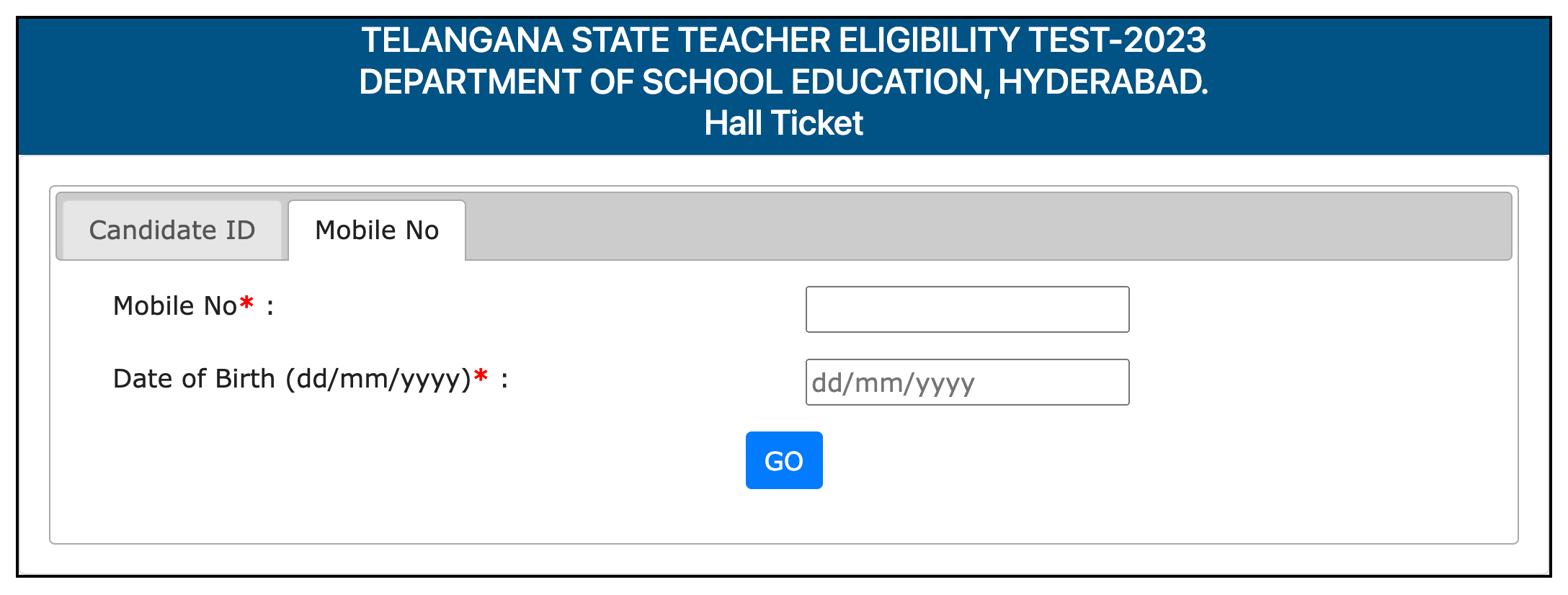 TS TET Hall Ticket 2023 Out, హాల్ టికెట్ Download Link Active_6.1