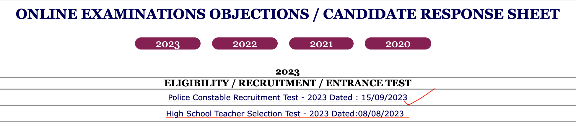 MP Police Constable Answer Key 2023 Out, Response Sheet PDF_5.1