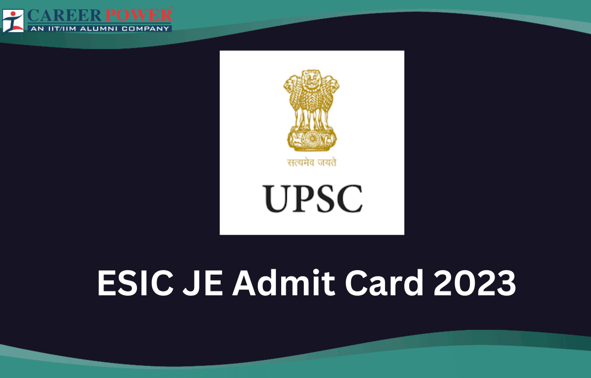 ESIC JE Admit Card 2023