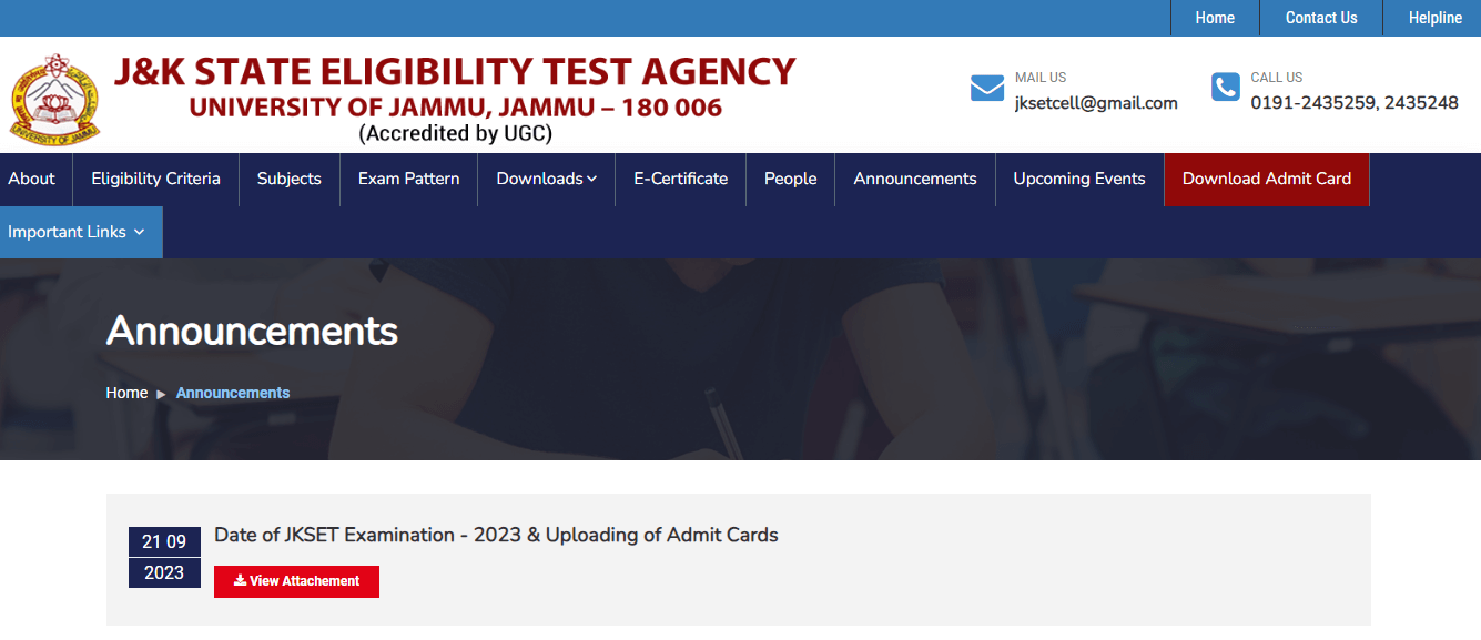 JKSET Admit Card 2023 Out, Download JK SET Hall Ticket Link_4.1