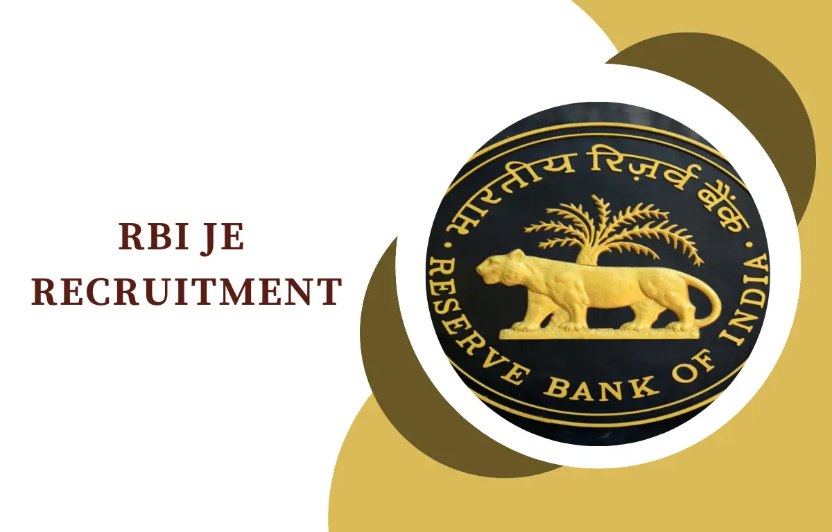 RBI JE Recruitment