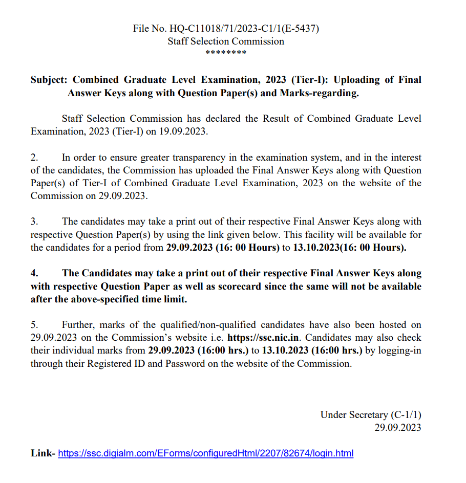 GATB Result 2023 Released Link to Download Score Card Activated