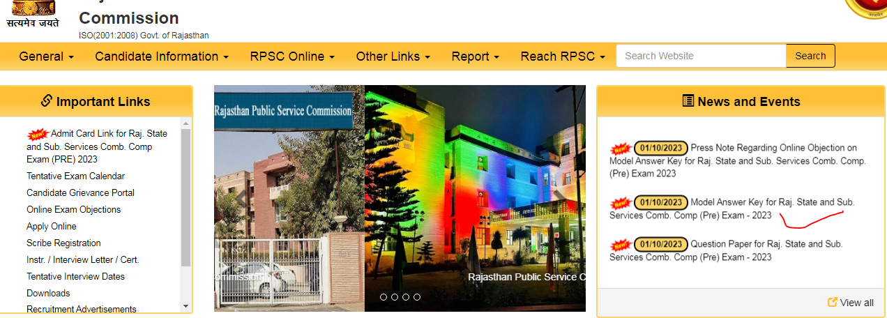RPSC RAS Prelims Answer Key 2023 Out, Raise Objection till 04th Oct_3.1