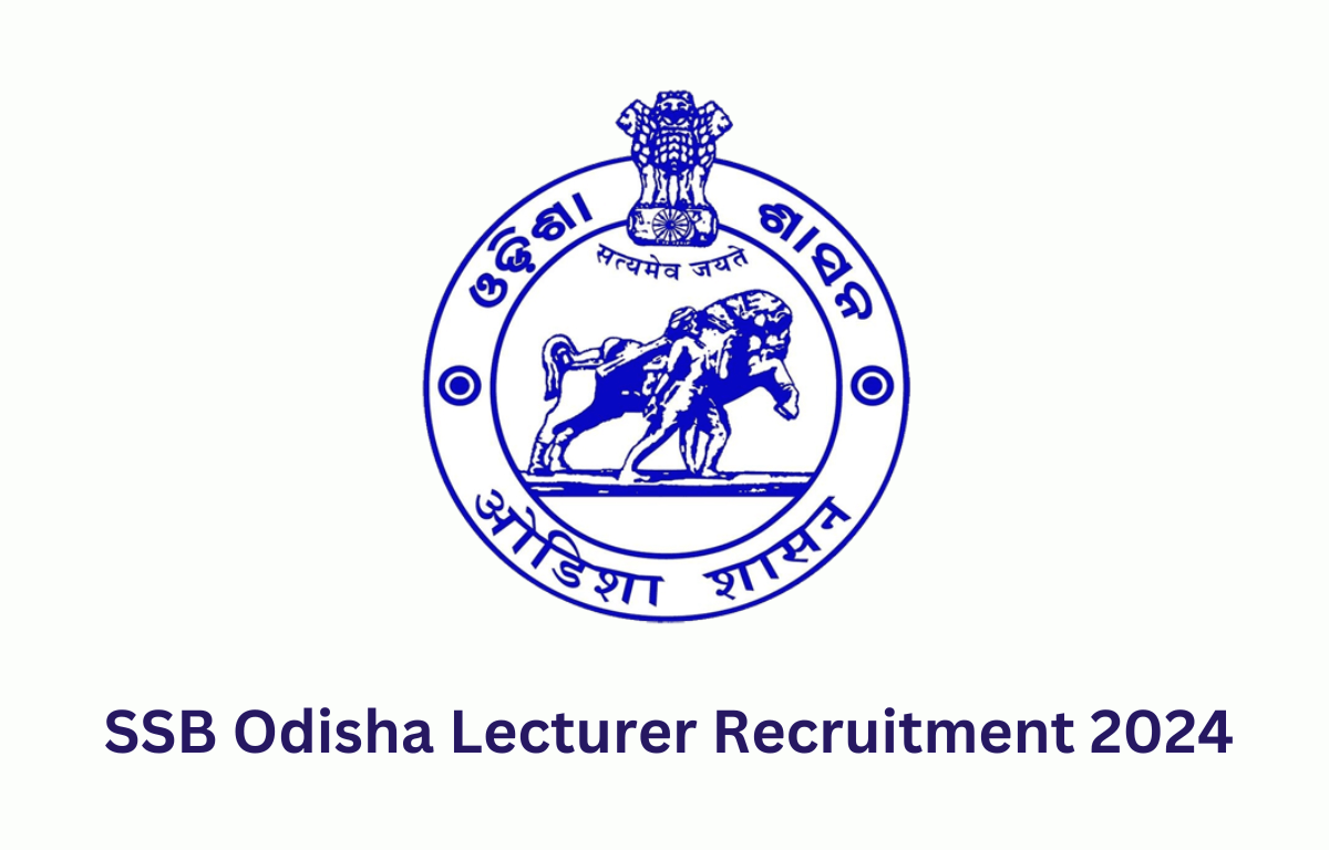 SSB Odisha Lecturer Recruitment 2024