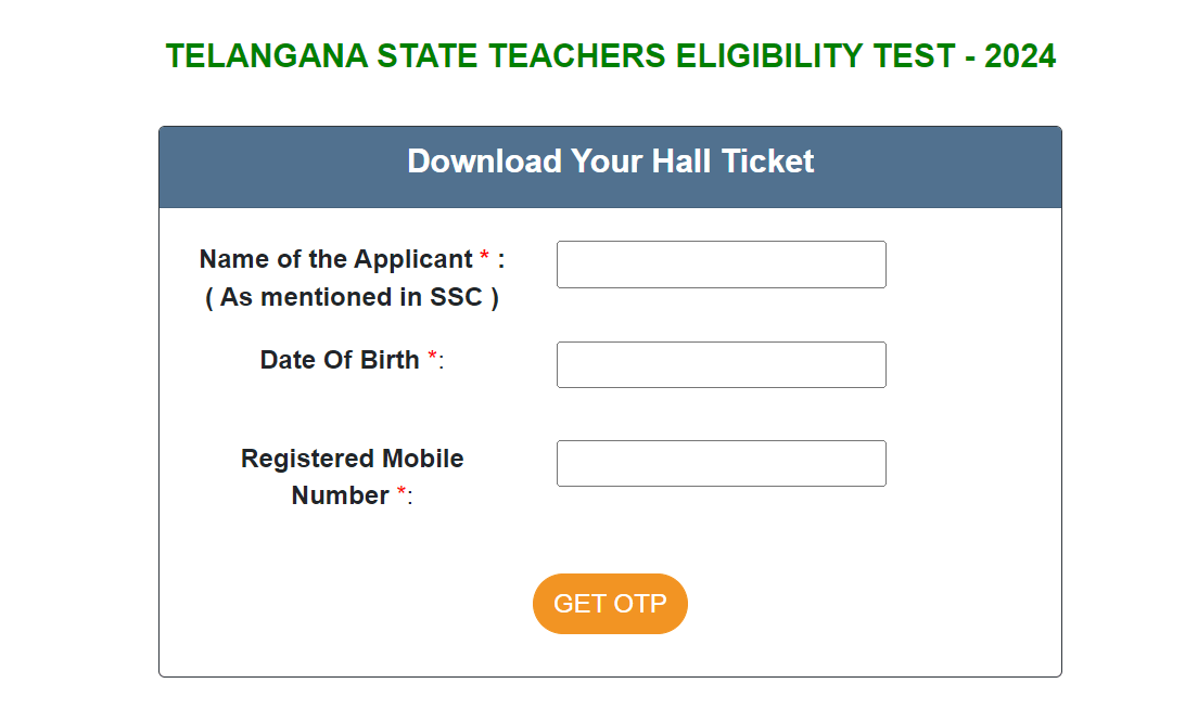 Ts Tet Hall Ticket 2024