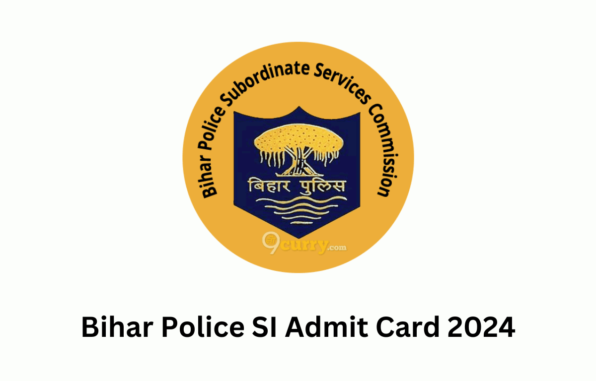 Bihar Police SI Admit Card 2024
