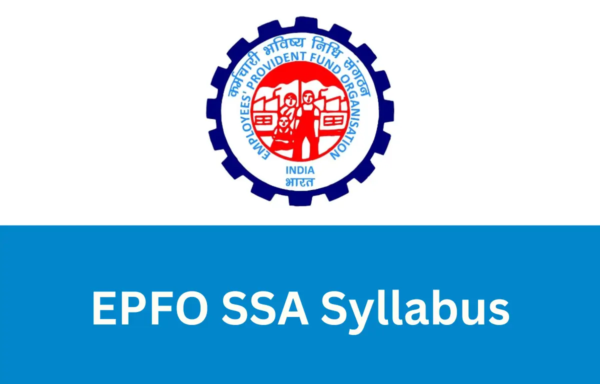 EPFO SSA Syllabus