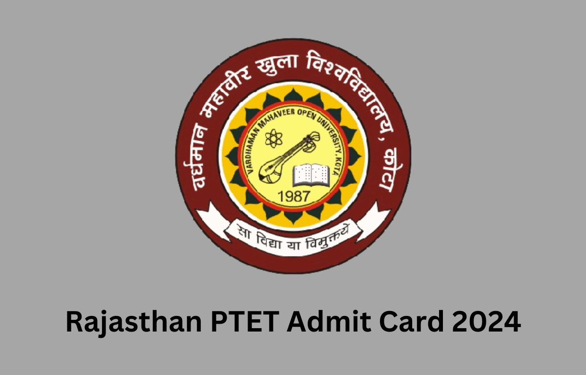 Rajasthan PTET Admit Card 2024