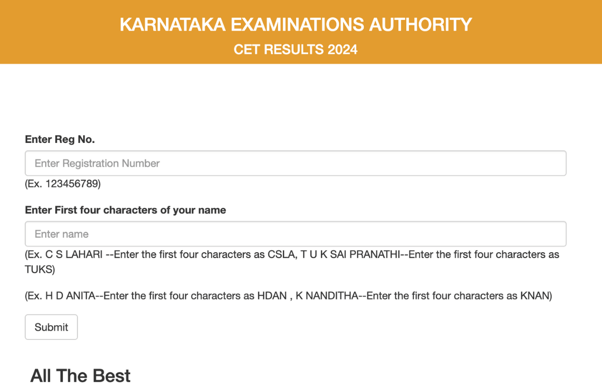 KCET Results 2024 Declared, Download KEA UGCET Result and Scorecard