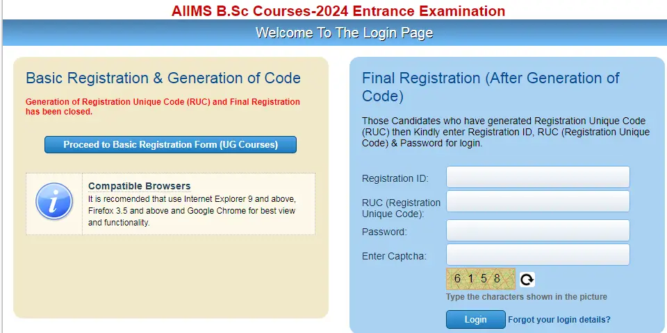 AIIMS Admit Card