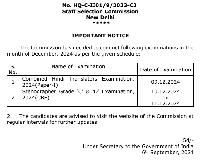 SSC JHT Admit Card 2024 SSC JHT Exam Date 2024 Out for Written Exam, Scheduled on 9 December_3.1