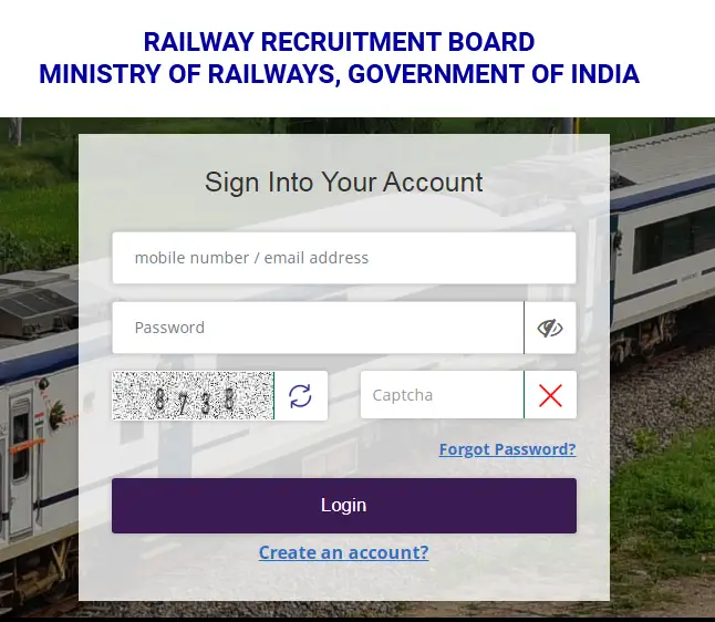 RRB Technician Application Status 2024