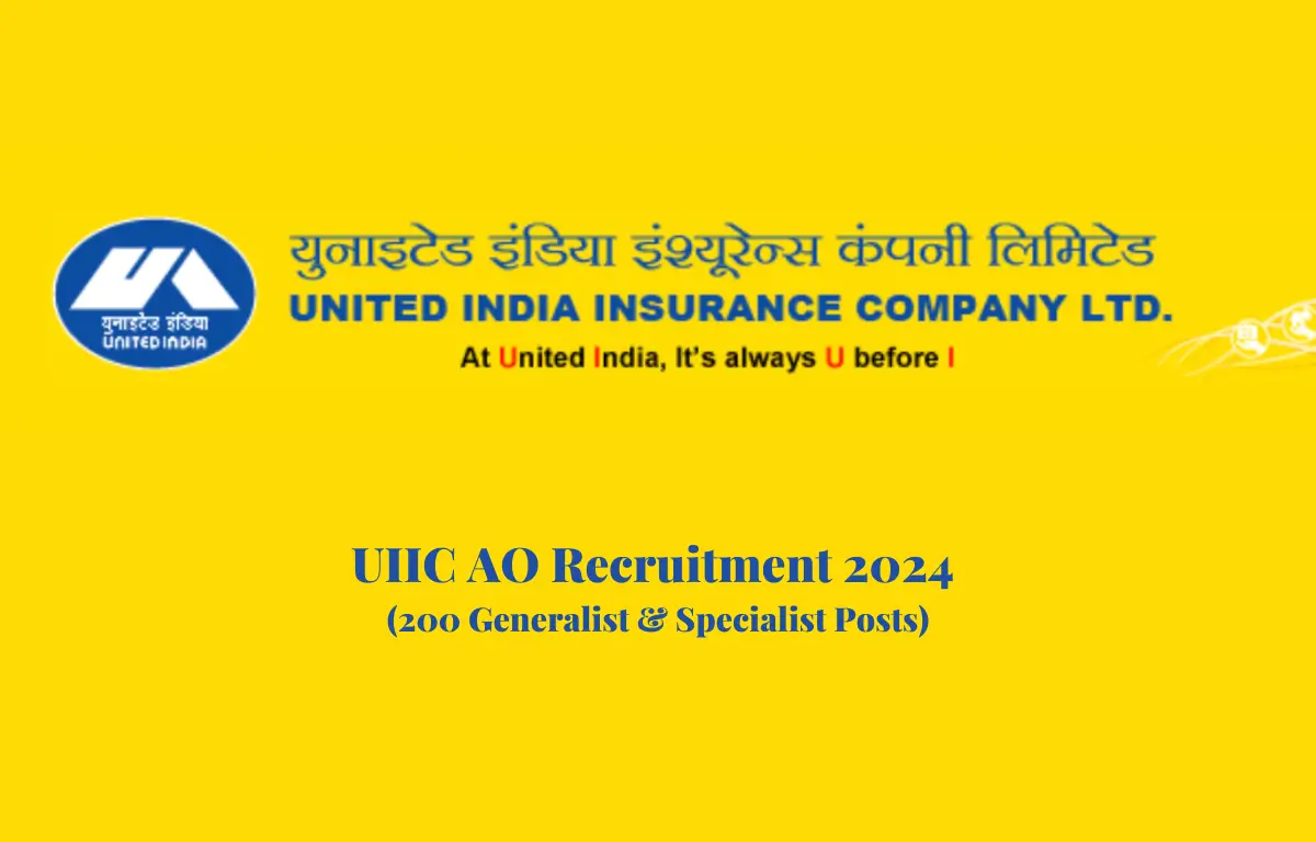 UIIC AO Recruitment 2024