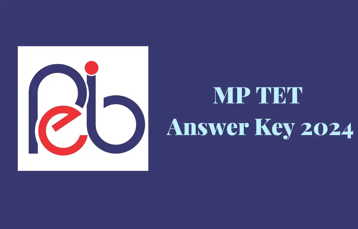 MP TET Answer Key 2024