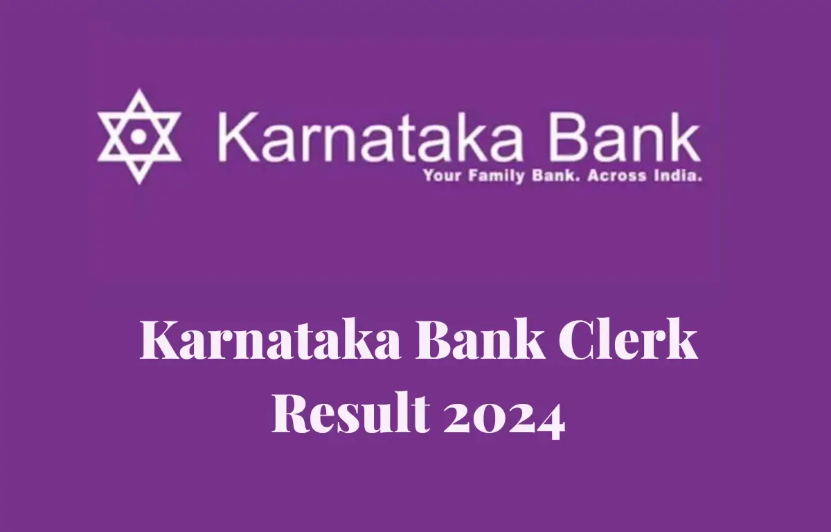 Karnataka Bank Clerk Result 2024
