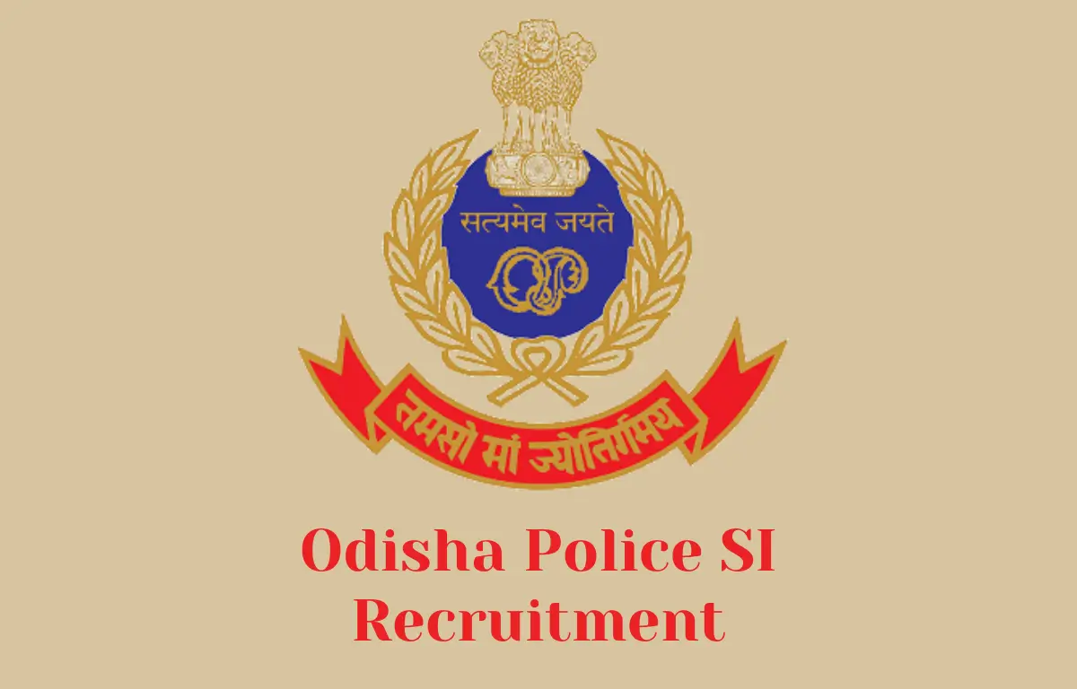 Odisha Police SI Recruitment
