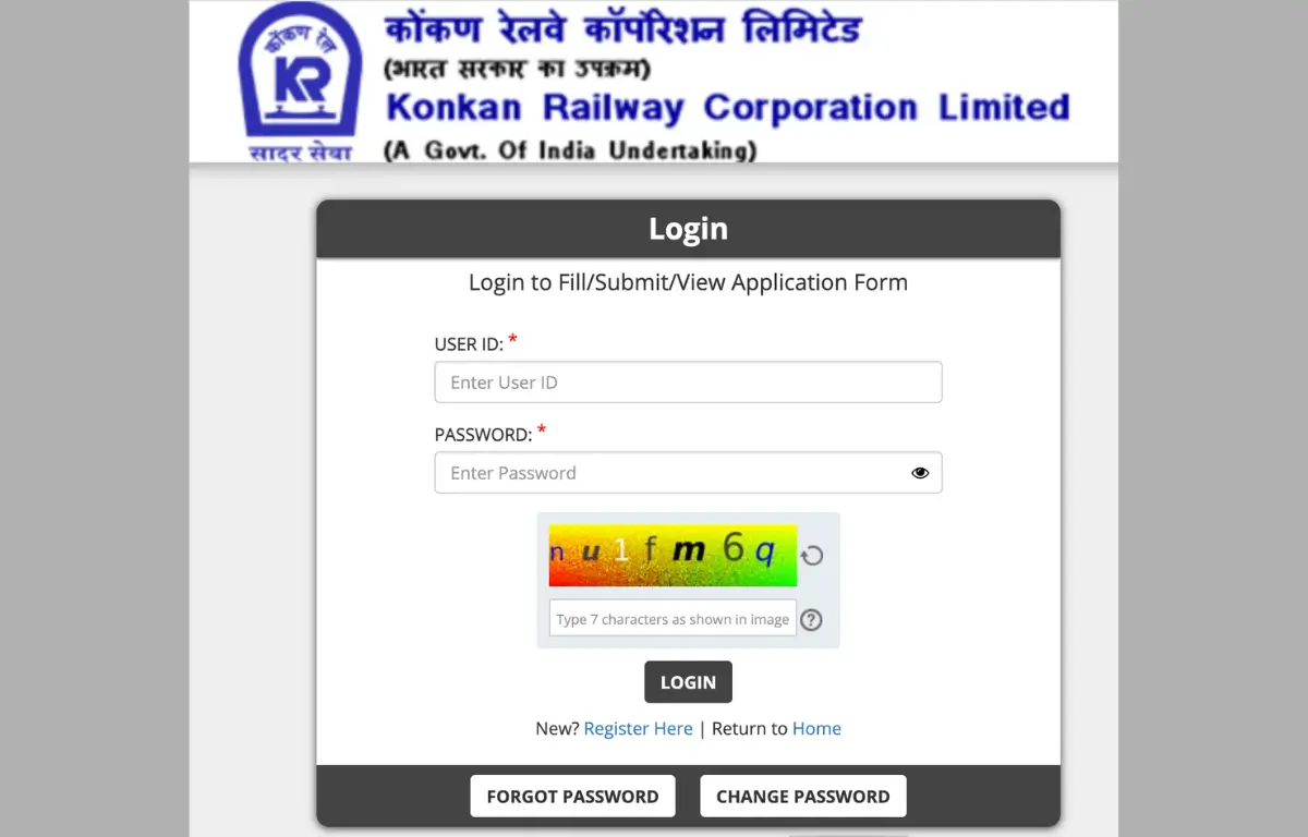 Konkan Railway Admit Card