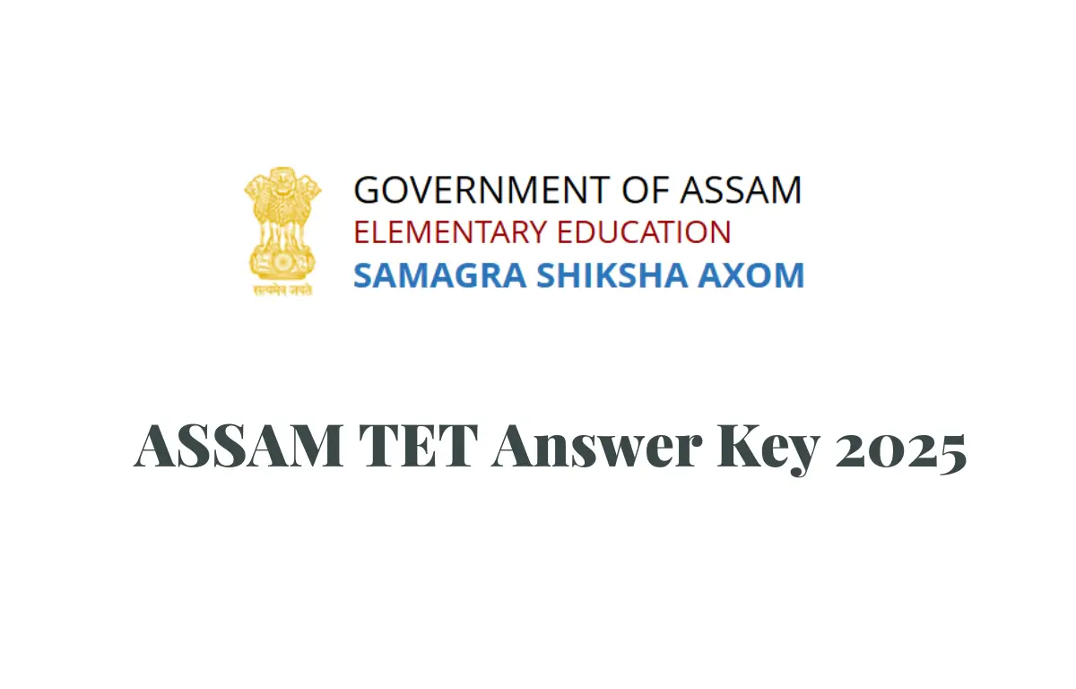Assam TET Answer Key 2025