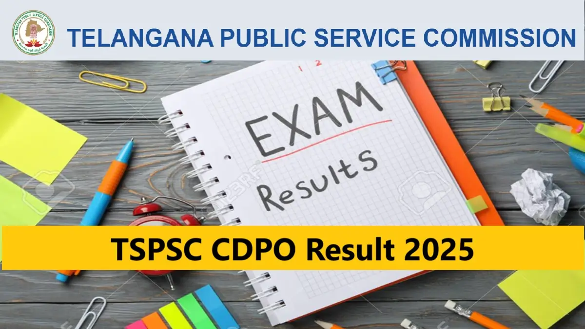 tspsc cdpo result 2025