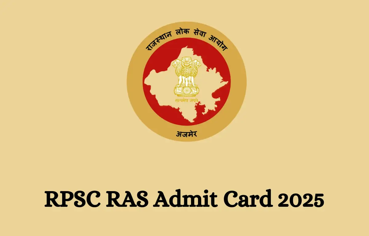 RPSC RAS Admit Card 2025