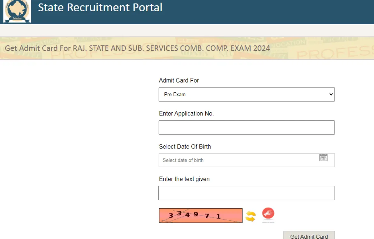 RPSC RAS Prelims Admit Card 2025