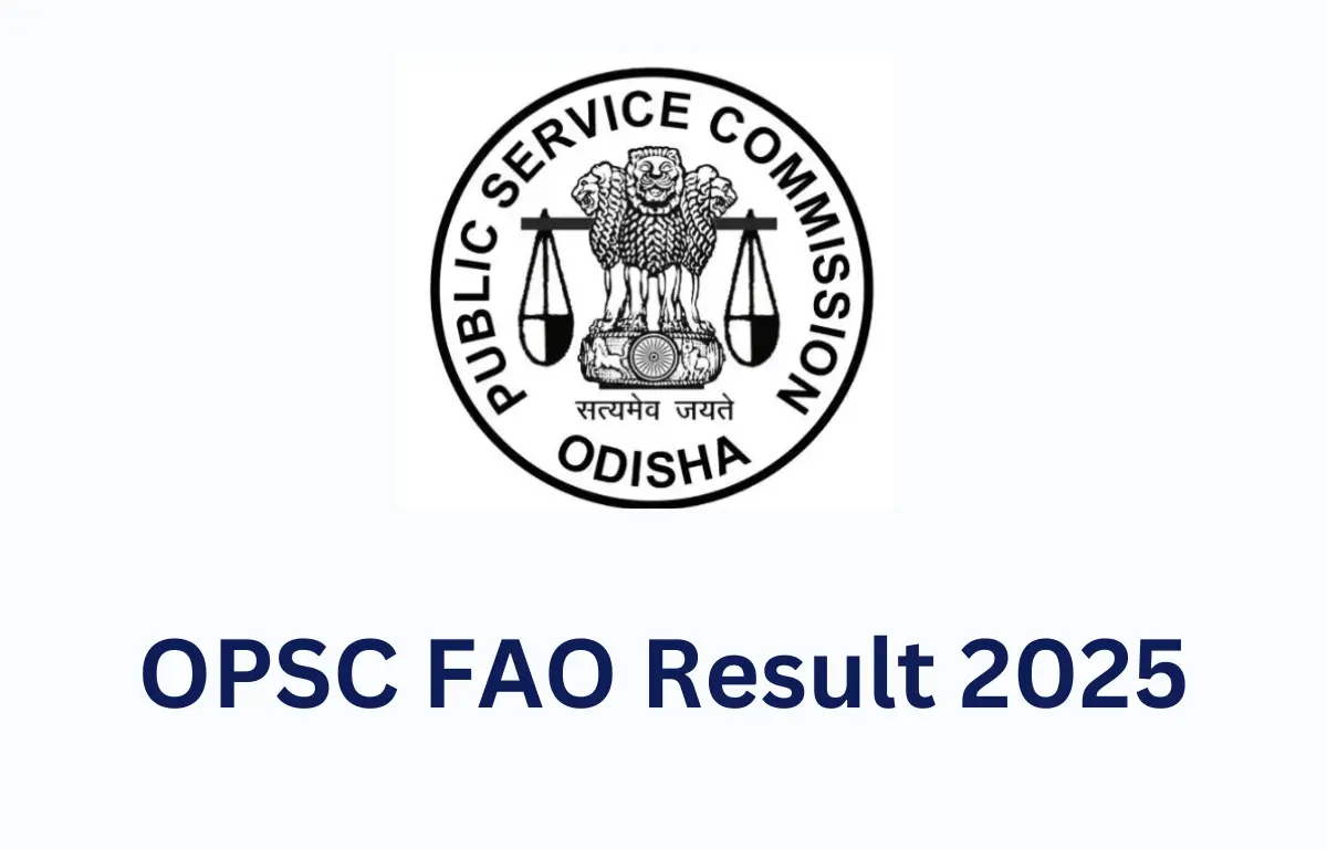 OPSC FAO Result 2025