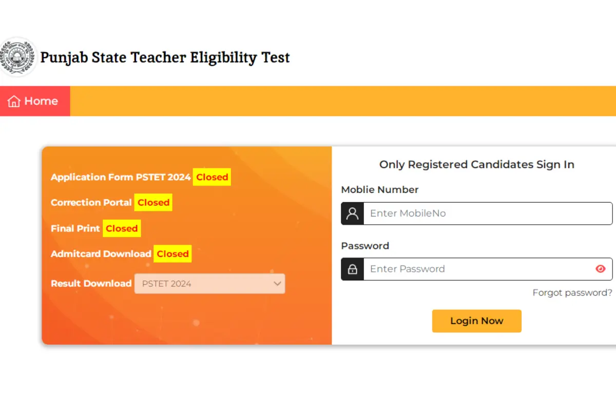 PSTET Result