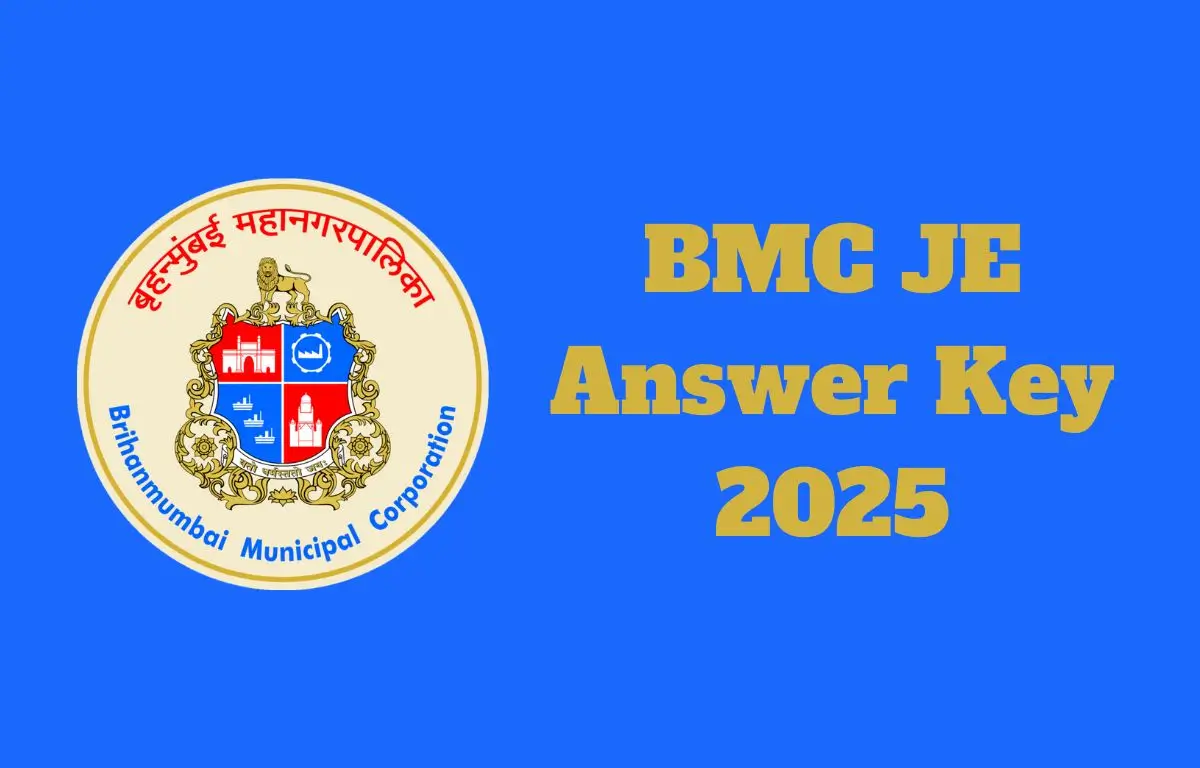 BMC JE Answer Key 2025