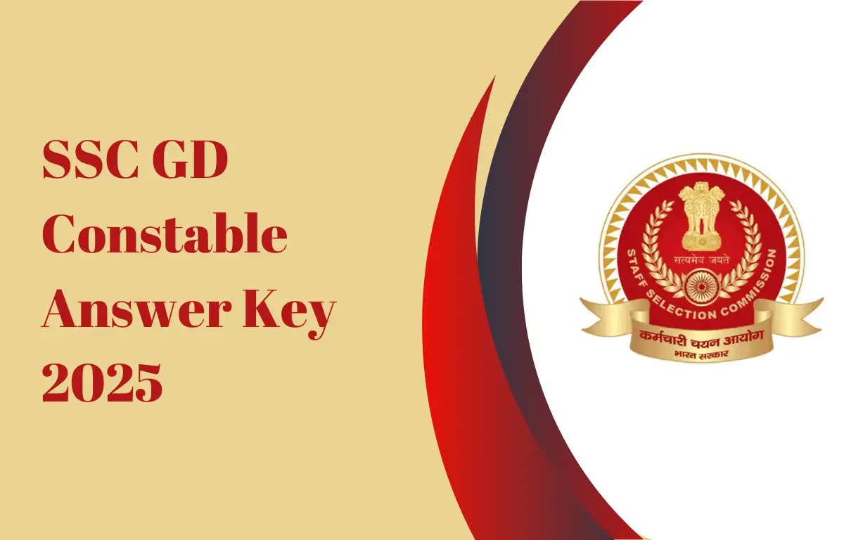 SSC GD Constable Answer Key 2025