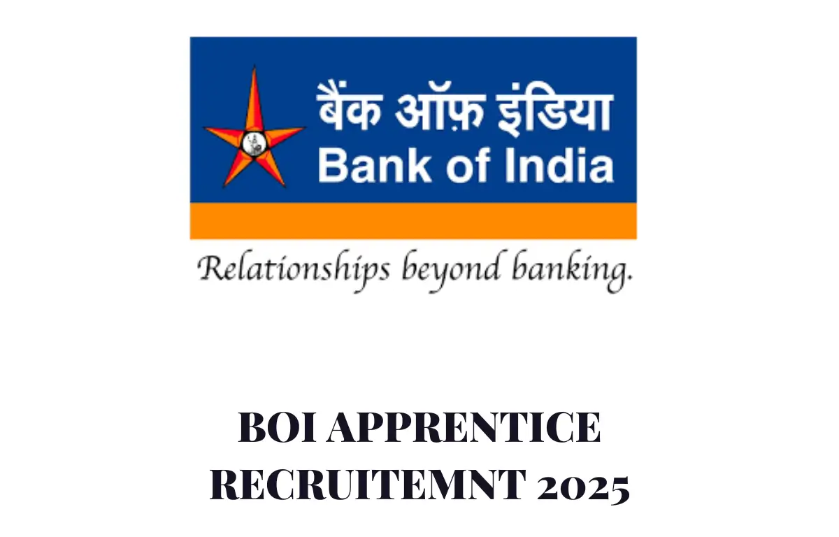 BOI Apprentice Recruitment 2025