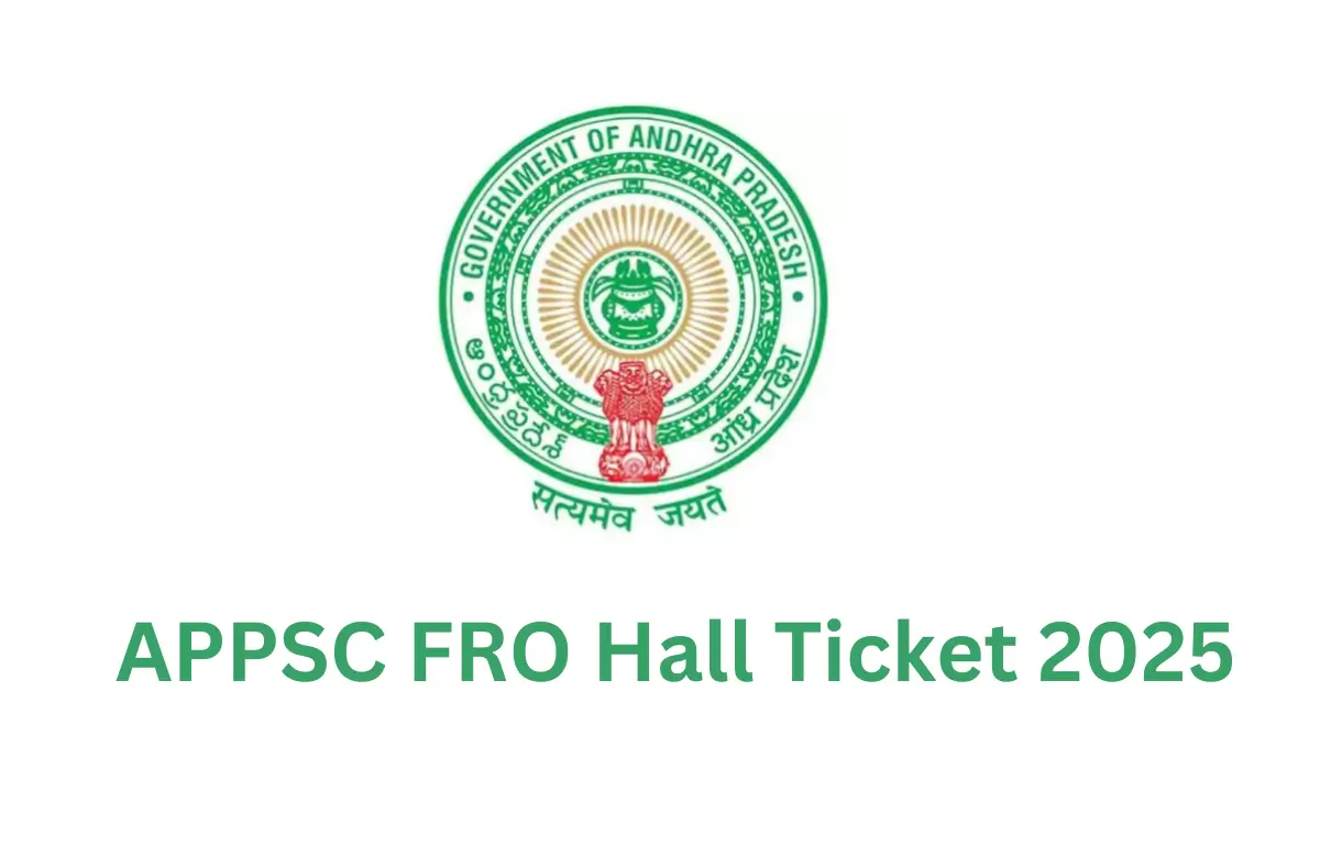 APPSC FRO Hall Ticket 2025