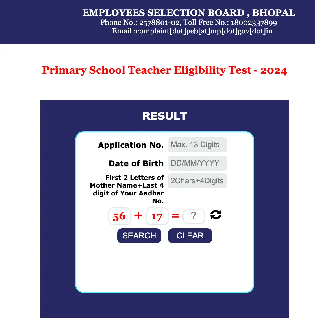 MP TET Varg 3 Result 2025 Out, Primary Teacher Scorecard and Result Link_3.1