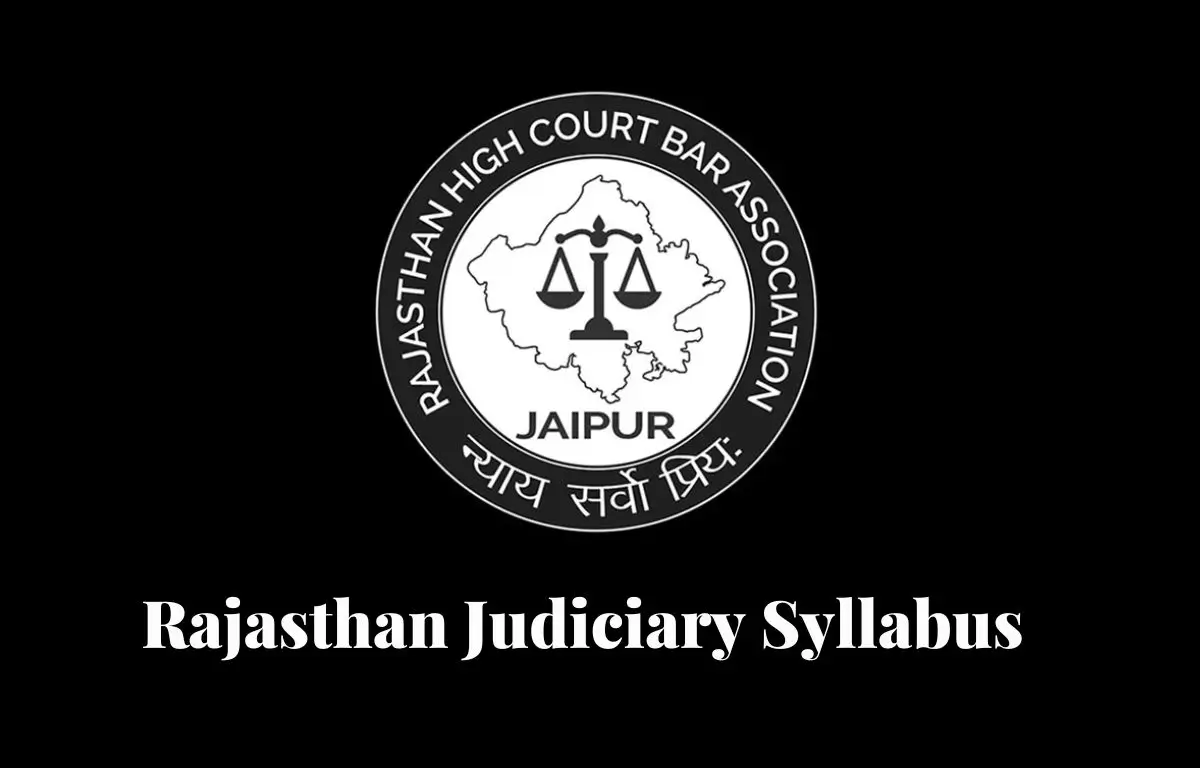 Rajasthan Judiciary Syllabus 2025