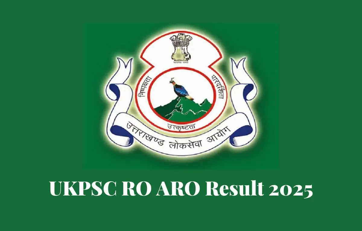 UKPSC RO ARO Result 2025