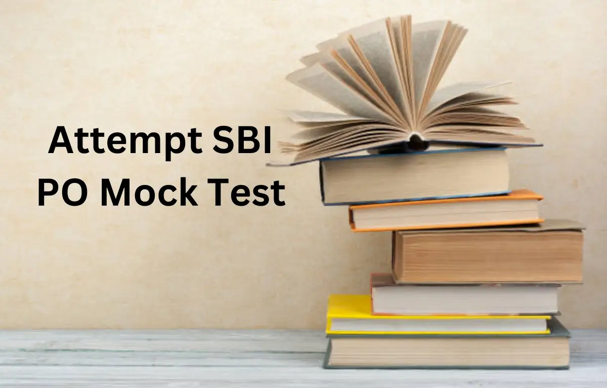 Attempt SBI PO Mock test