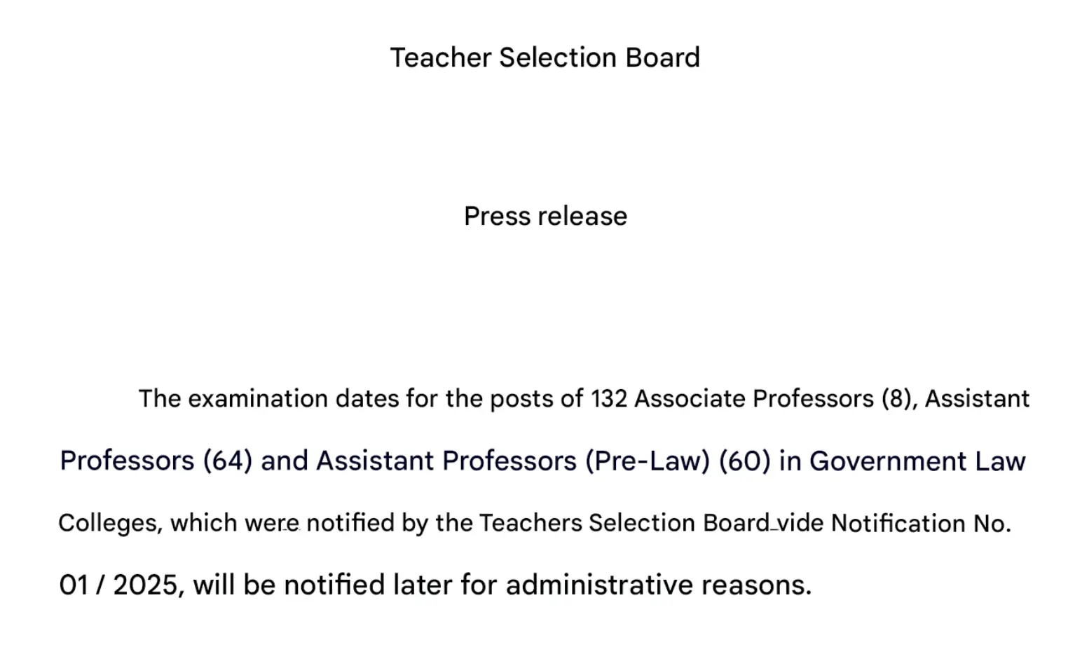 TN TRB Assistant Professor Exam Date 2025 (132 Posts), Official Schedule Soon_3.1