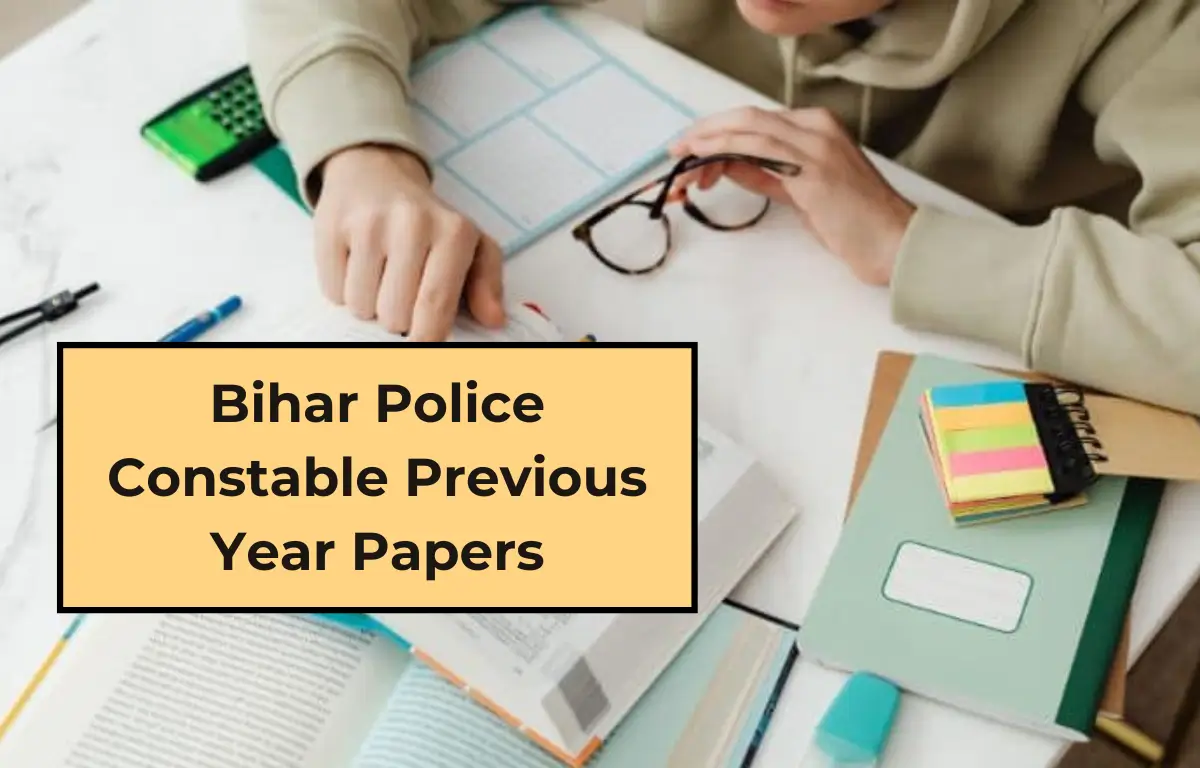 Bihar Police Constable Previous Year Question Paper