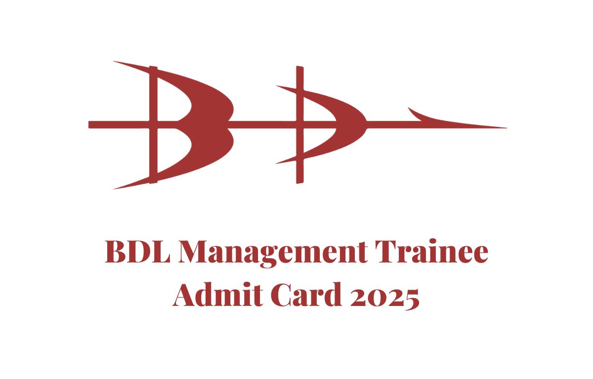 BDL Management Trainee Admit Card 2025
