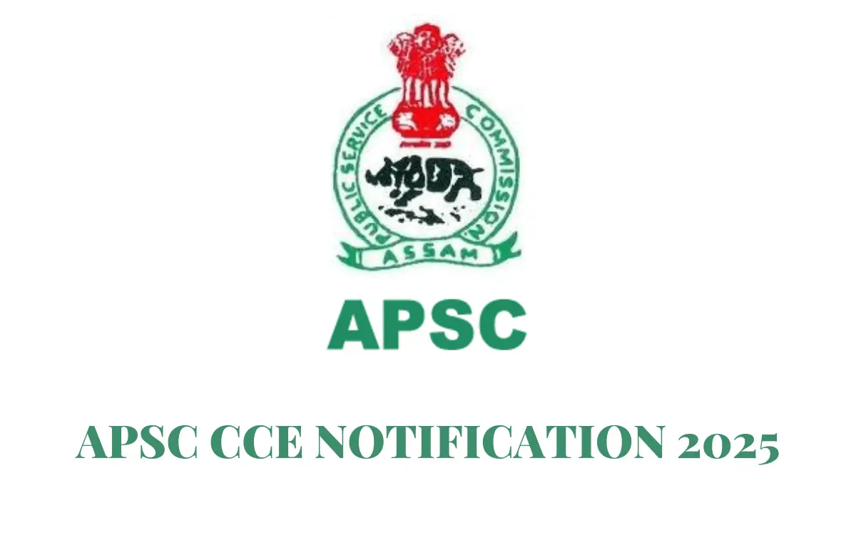 APSC CCE Notification 2025