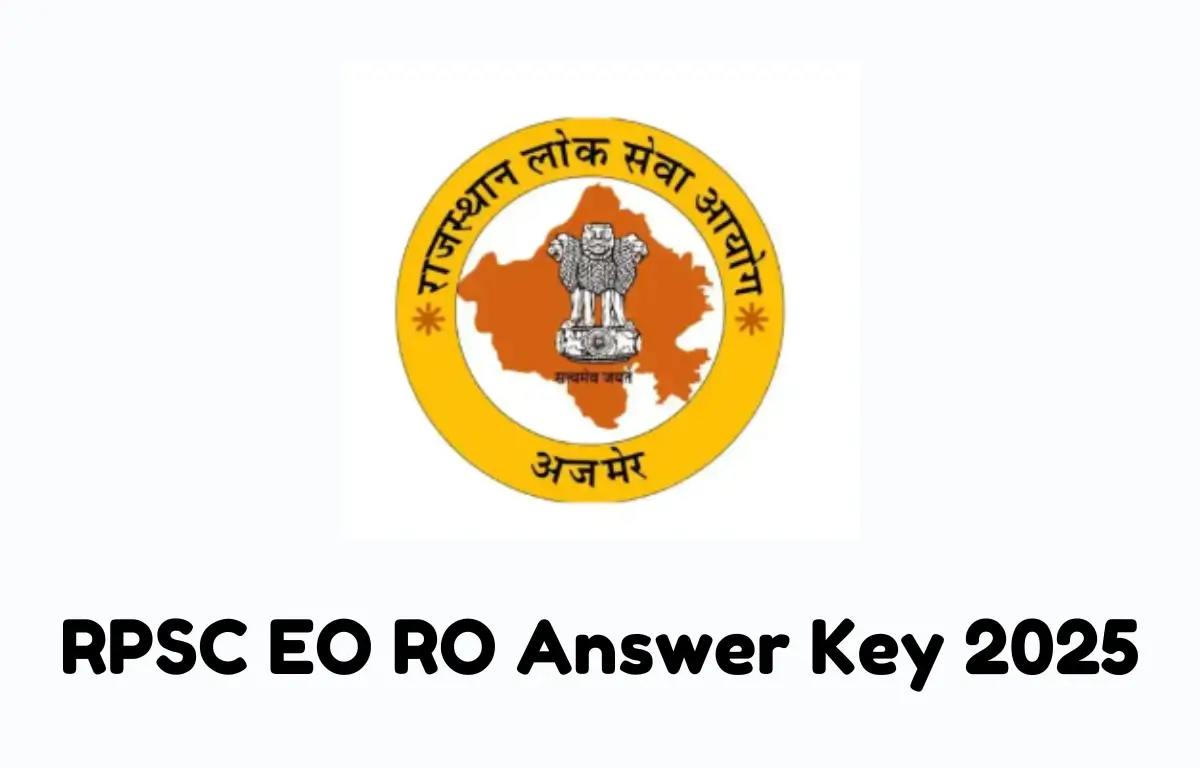RPSC EO RO Answer Key 2025