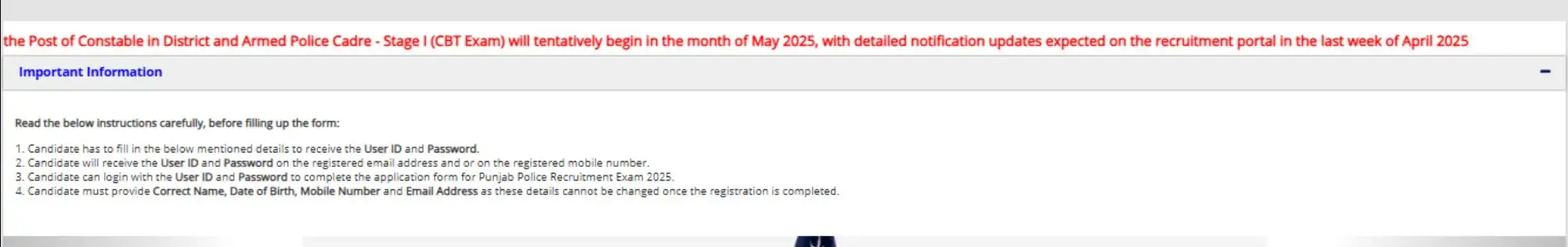 Punjab Police Constable Exam Date 2025, CBT Exam in May_3.1
