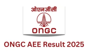 ONGC AEE Result 2025